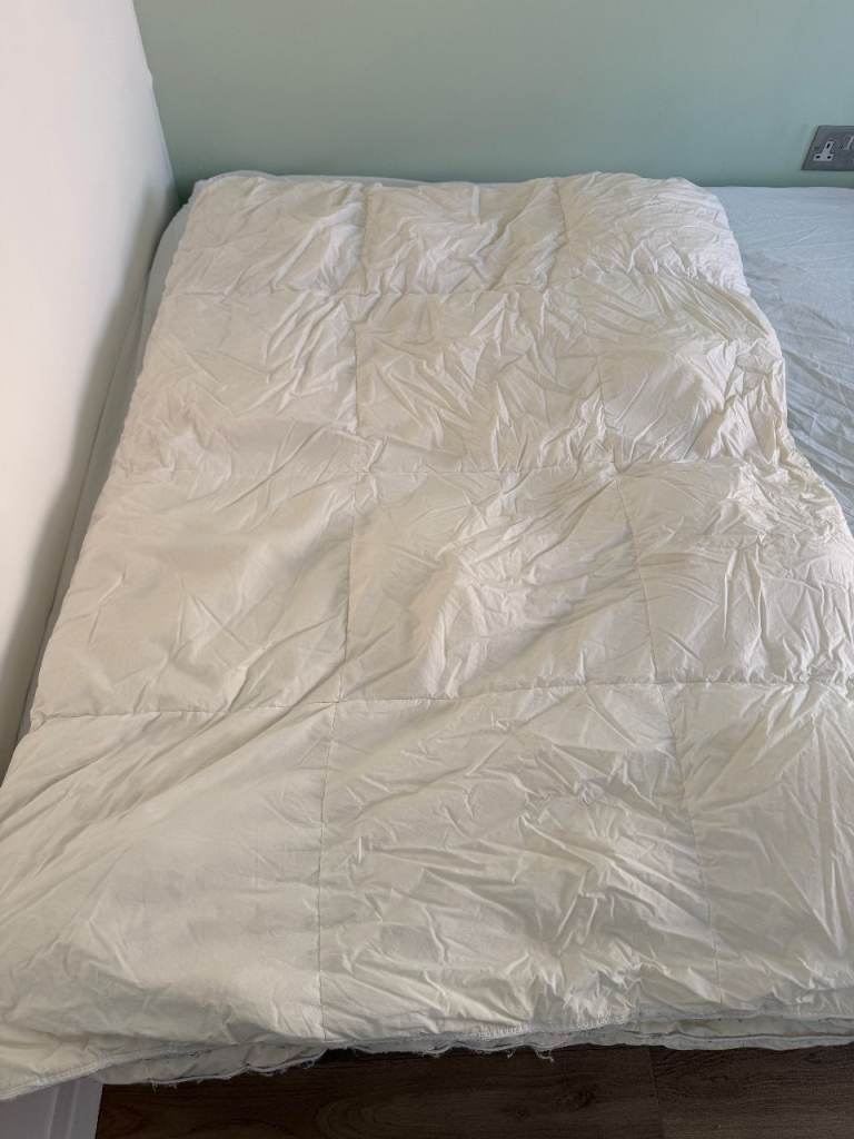 IKEA honsbar double size down duvet thick for winter
80% down

Very thick pet smoking free house. 
