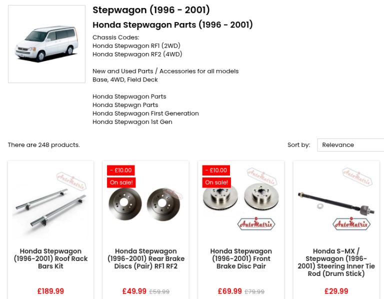 Honda, STEPWAGON AUTO, MPV, Sleeper & Day Van (SMX Big Brother) Runner/Project