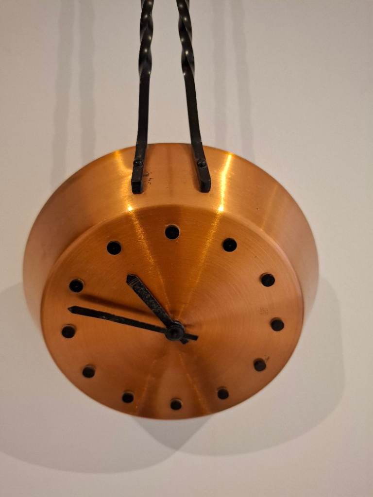 Copper Wall Clock