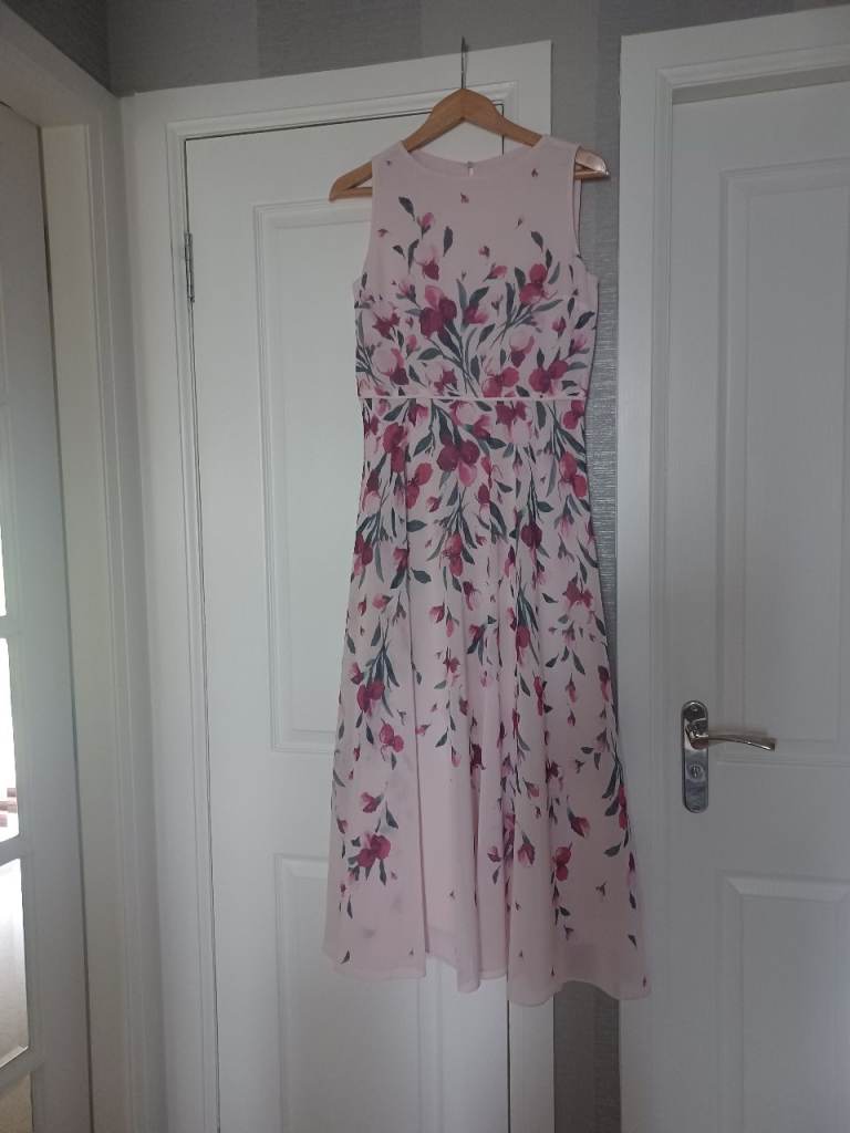 Hobbs pink floral dress