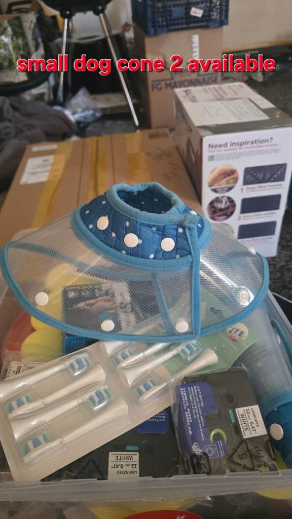 Small adjustable dog cones