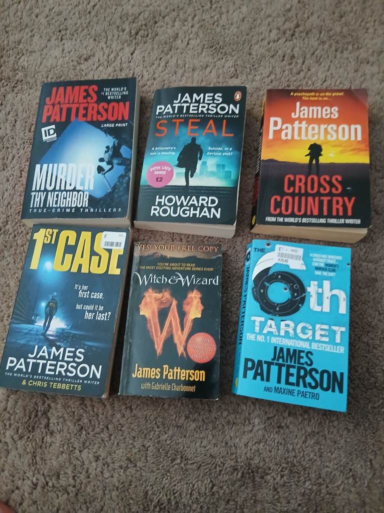 image for James Patterson books 