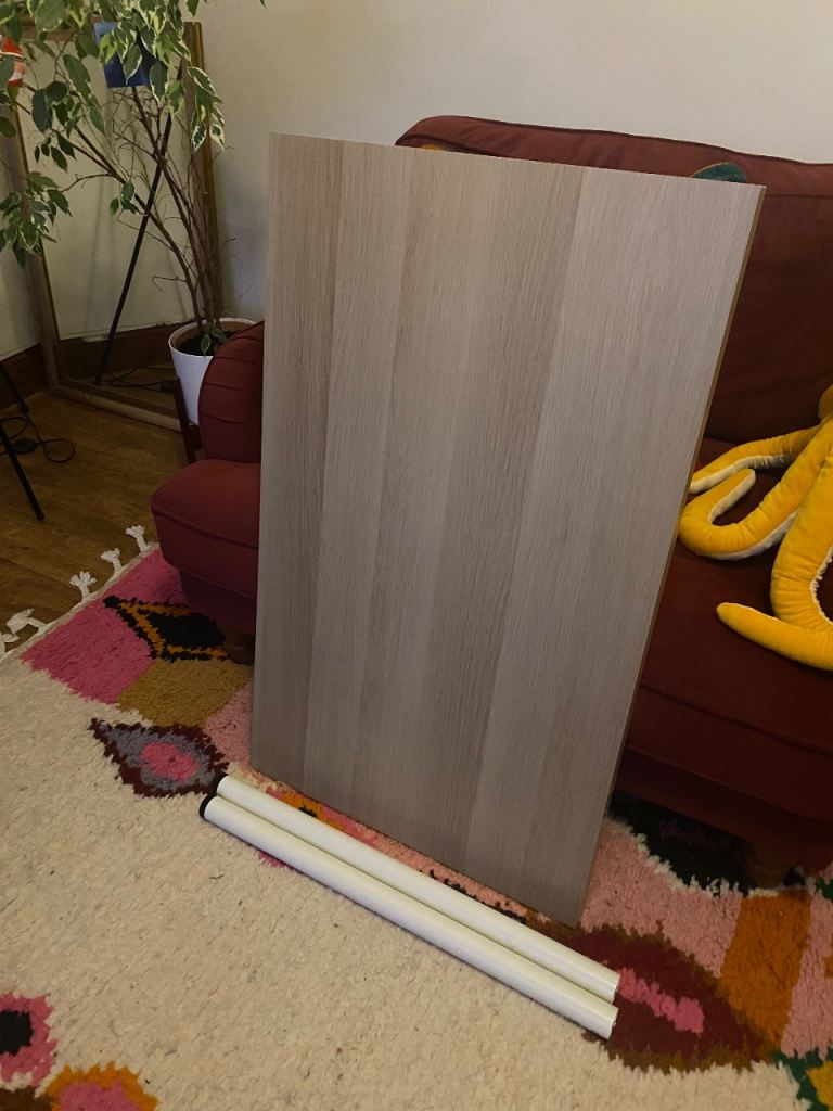 FREE Ikea table top and 2 screw on legs