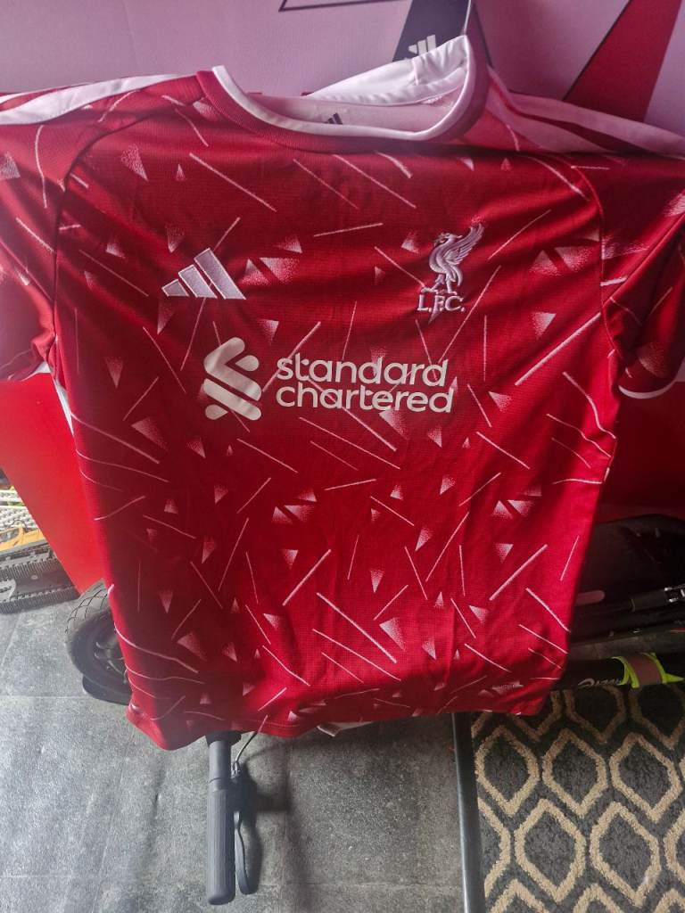 Adidas Liverpool FC Football Shirt - Red, Good Condition