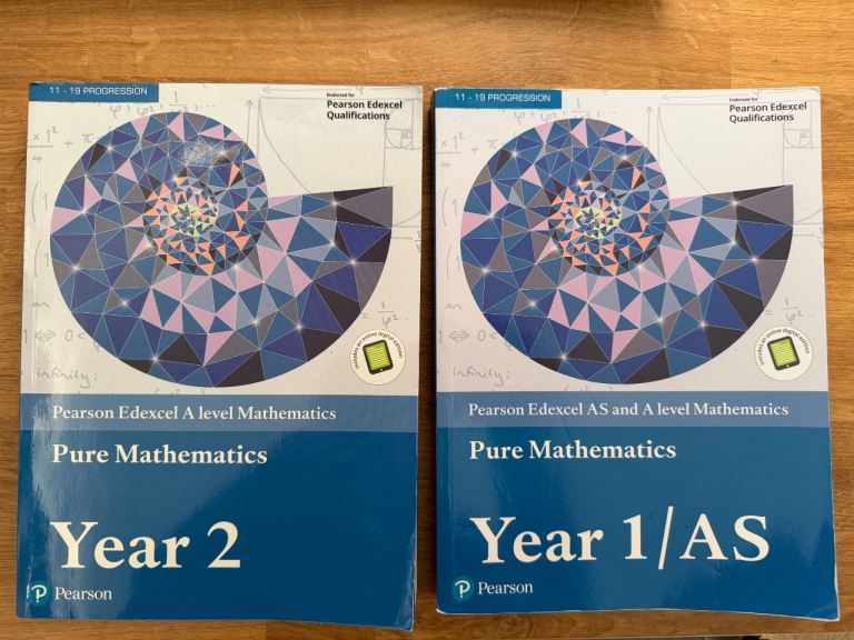 Edexcel A-level Pure Maths Y1+Y2 Textbooks 