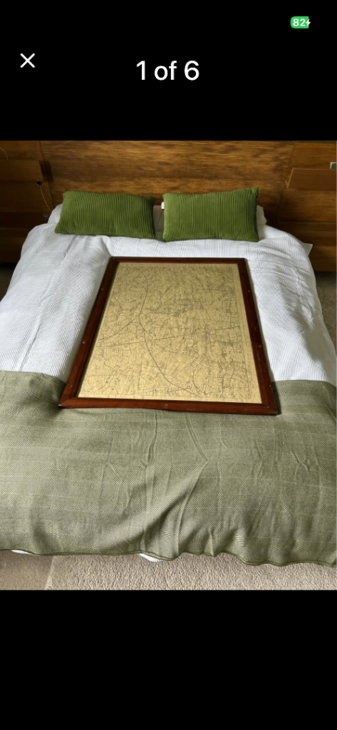 Antique Map of Walton Le Dale, Farrington, Brindle, Clayton le Woods and Whittle le Woods