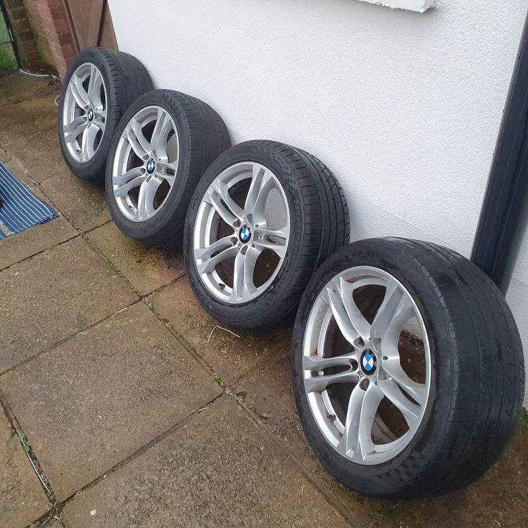 Bmw 613m 18" alloy wheels with tyres f11 f10