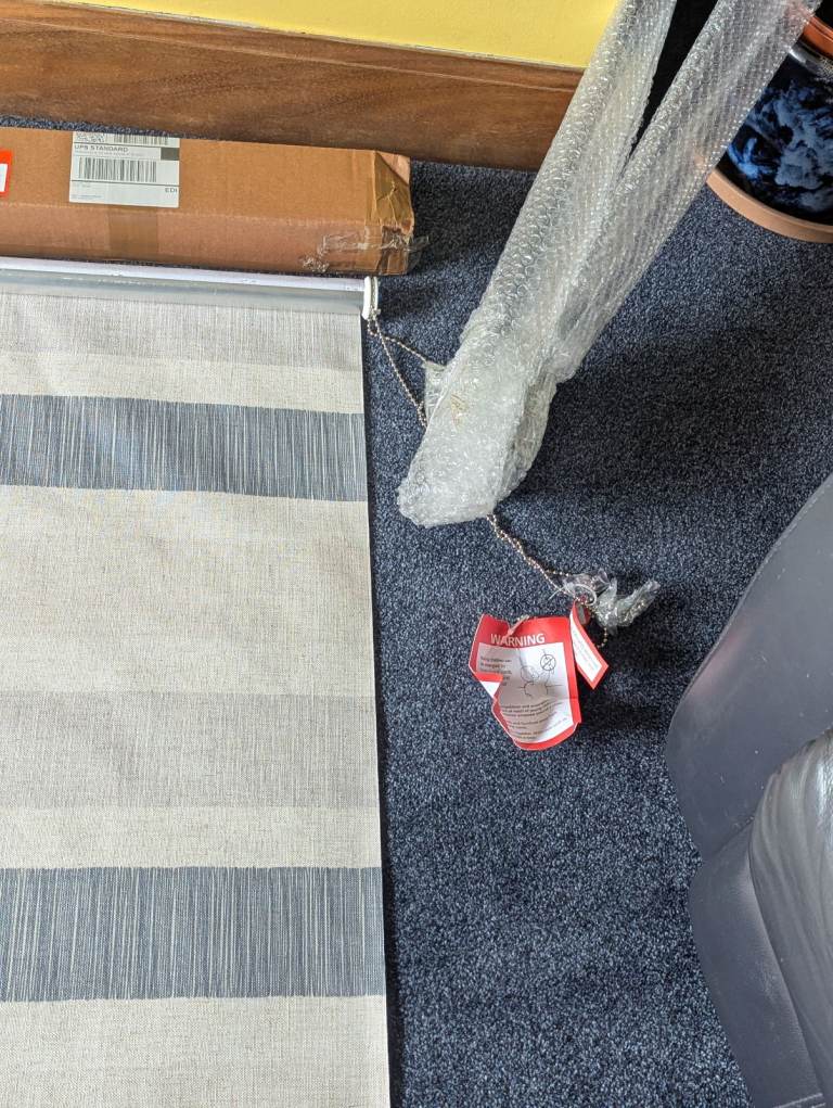 Brand new roller blind 