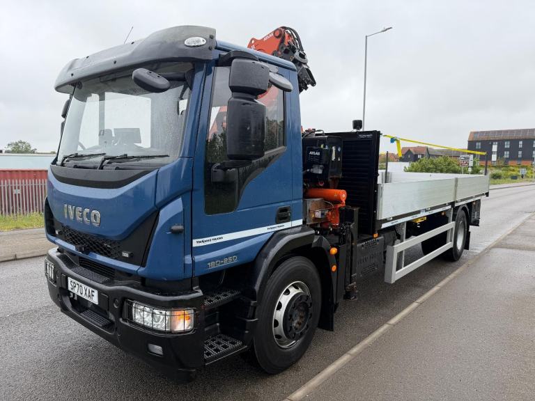 2020 Iveco Eurocargo 18E25 Dropside Crane Scaffold