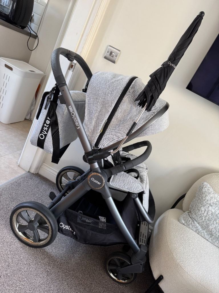 image for Oyster 3 Full Stroller Pram Travel System with Car Seat