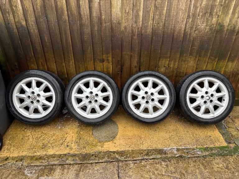 15” Volkswagen Mk3 Golf Gti Polo Skoda Fabia SEAT Ibiza 5x100 Alloy Wheels
