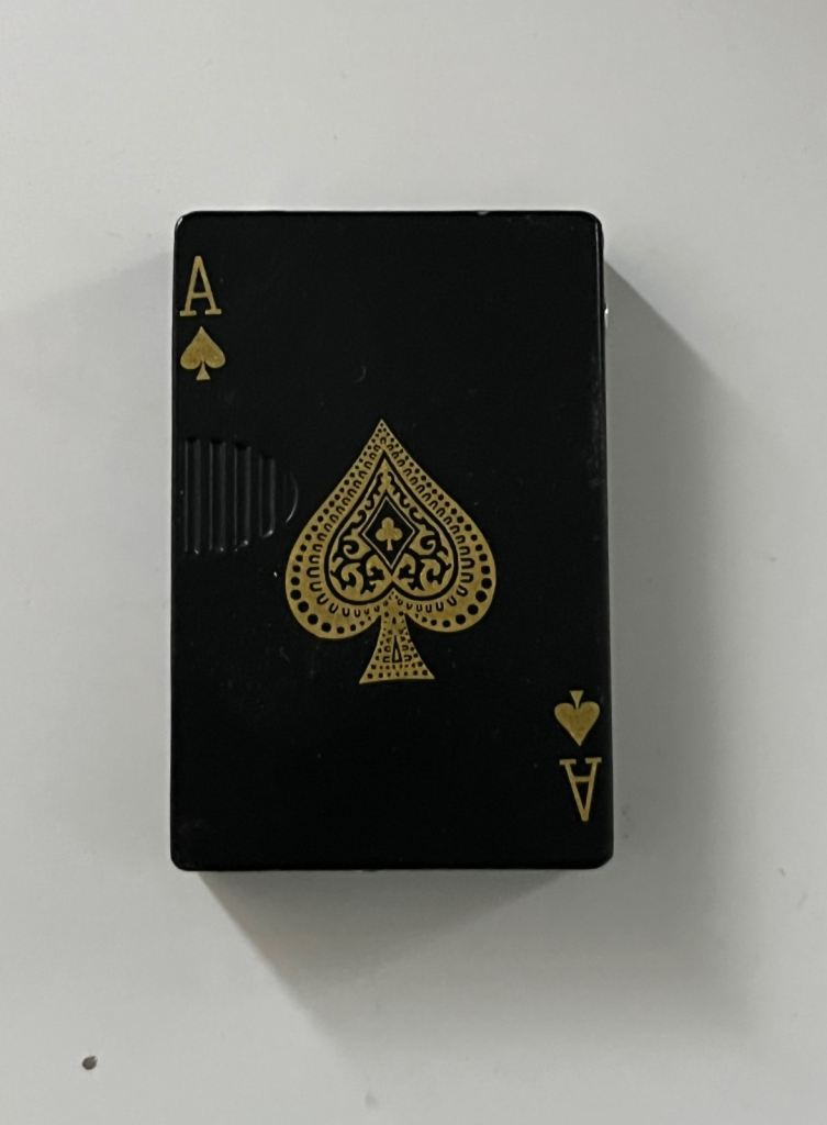 Ace of Spades Black & Gold Lighter 