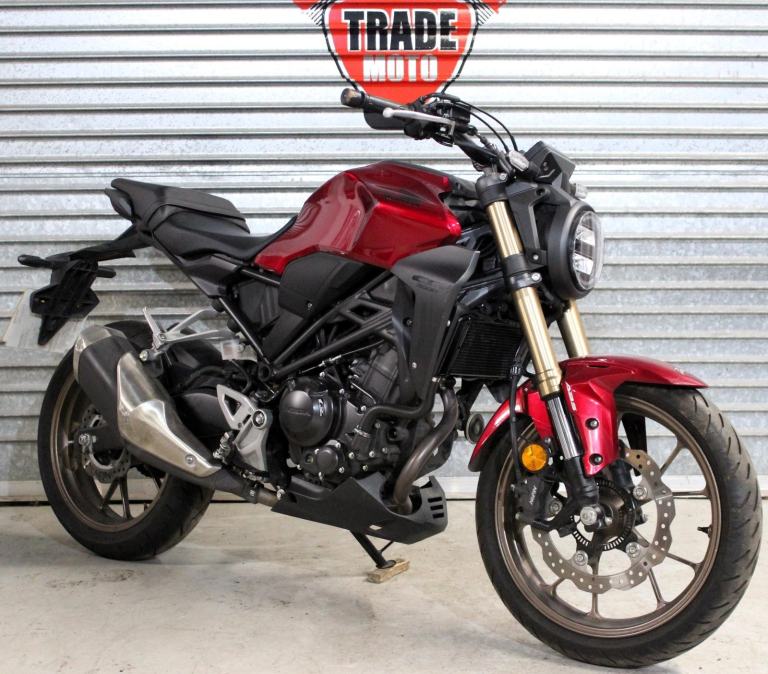 2023 73 HONDA CB300R CBF 300 NA-N NEO CAFE RACER CAT B EXPORT ONLY 1856MILES RED