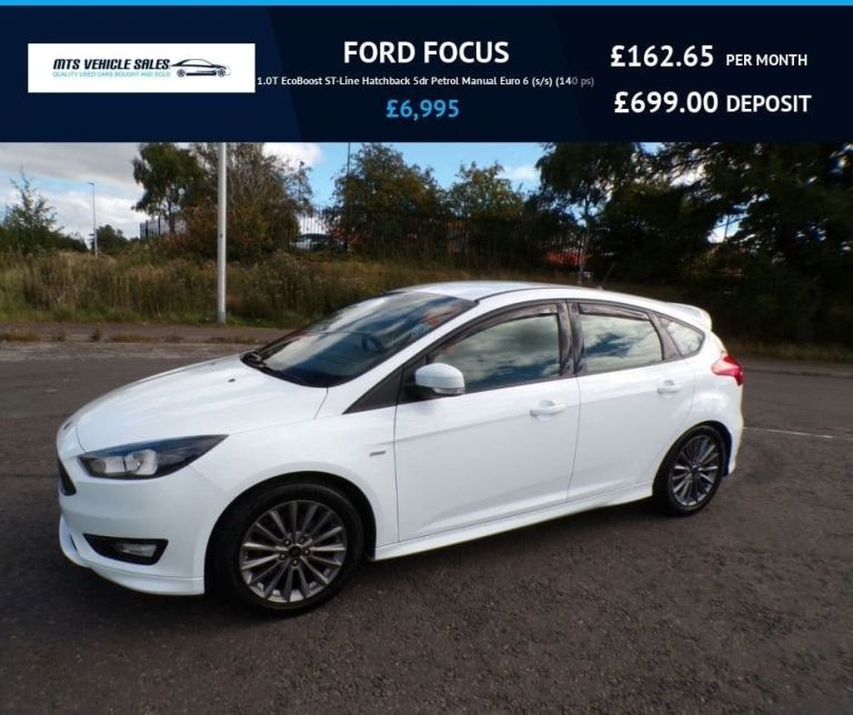 2017 Ford Focus 1.0 EcoBoost 140 ST-Line Navigation 5dr HATCHBACK Petrol Manual