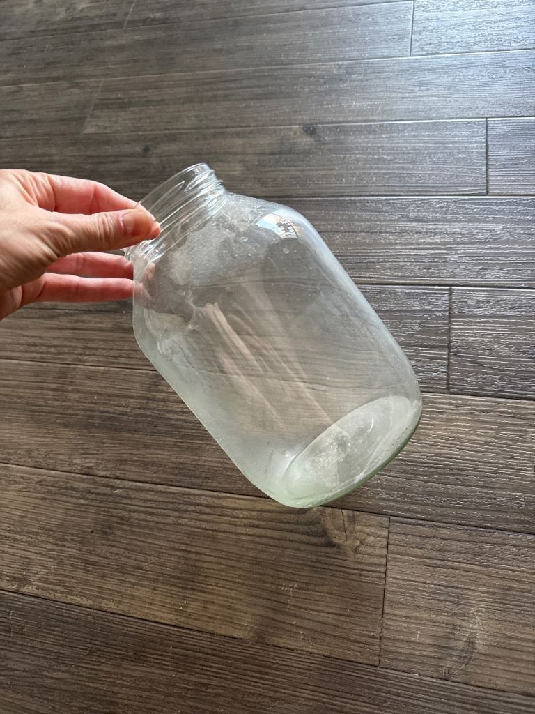 Large Clear Glass Jar - Excellent for Storage
