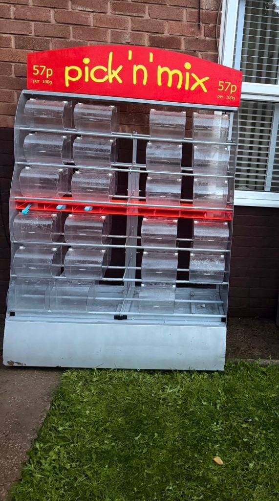 Large commercial shop Pick 'n' Mix Sweet Dispenser Unit - Good Condition 
