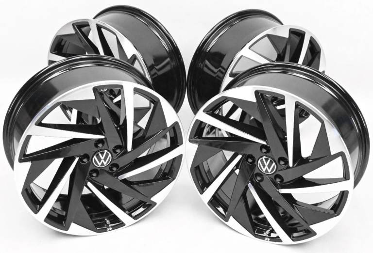 4X NEW ALLOY WHEELS (19" INCH ALLOYS) VW VOLKSWAGEN GOLF MK5 MK5 MK6 MK7 MK7.5 MK8 MK8.5 R LINE 