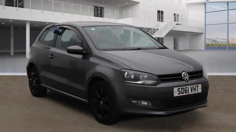2012 VOLKSWAGEN POLO 1.2 PETROL MATCH 60BHP NARDO GREY ALLOY WHEELS 2 KEYS SH