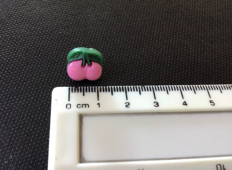 NEW buttons cherry fruit, x64. Crafts, sewing etc. ONLY £3 the lot !!!