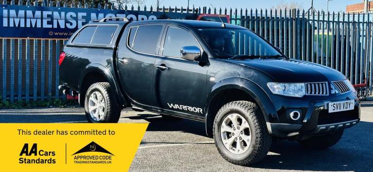 2011 Mitsubishi L200 D/Cab DI-D Warrior II 4WD 176Bhp [2010] PICK UP DIESEL Manual