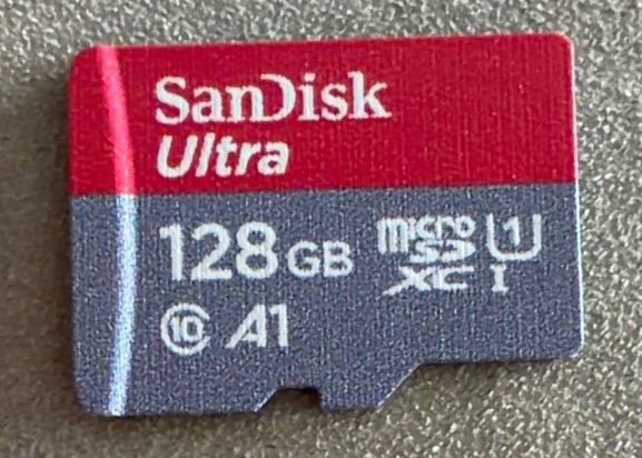 SanDisk Ultra MicroSD 128GB with SD Adapter - New