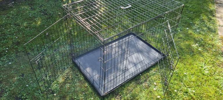 Large folding dog crate/cage