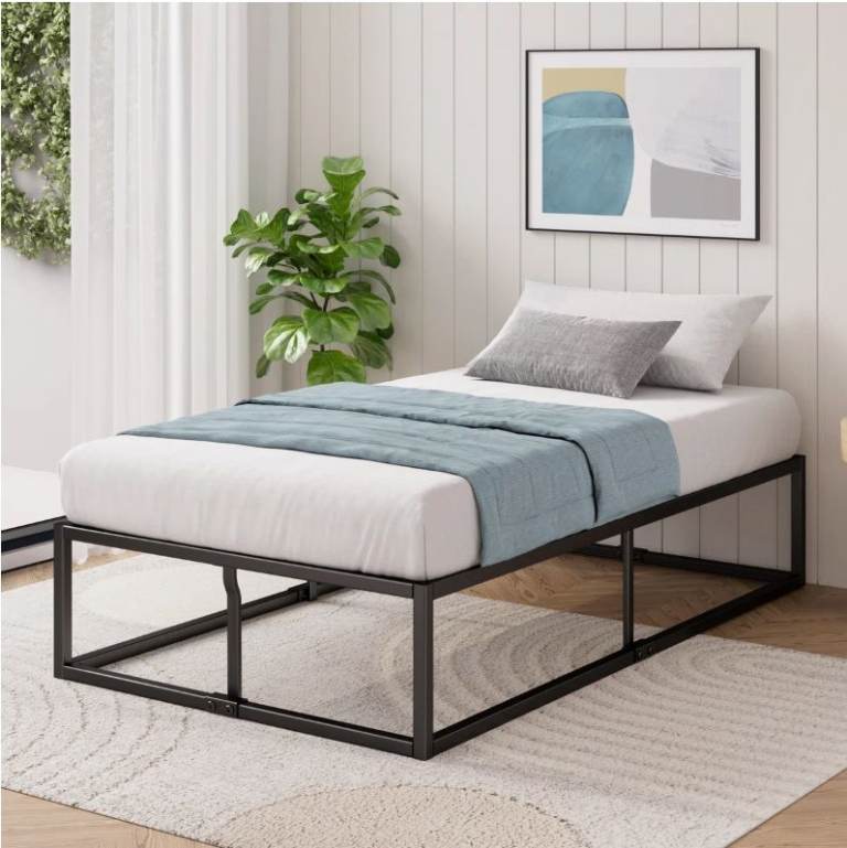 Brand New Dekker Metal Platform Bed with Wooden slat support