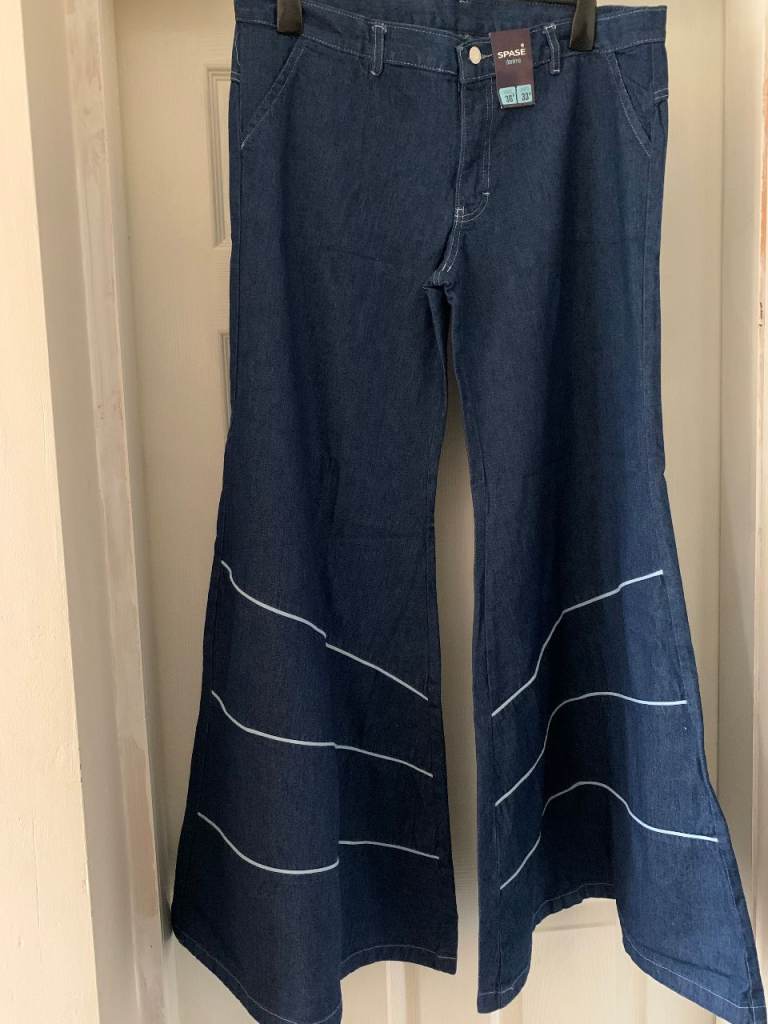 New Spase Jeans Ultra Flare Jeans 36 Waist / 33 Leg IP1