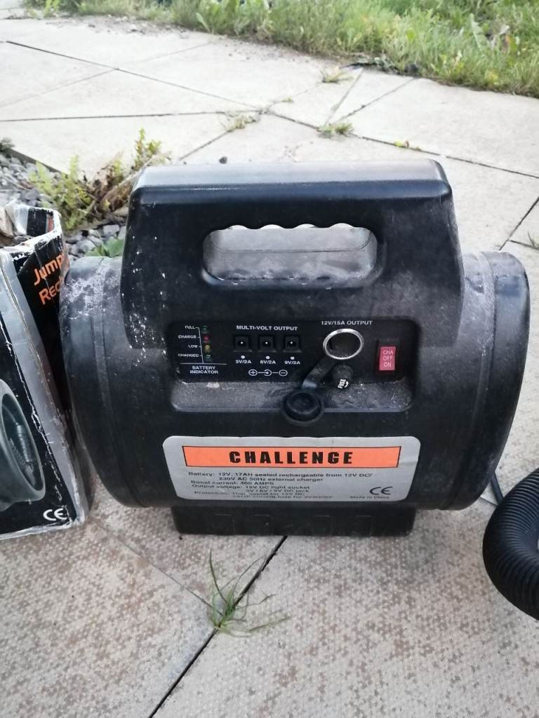 Car jump start and battery charger 