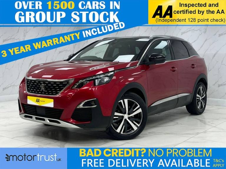 2019 Peugeot 3008 1.6 PureTech 180 GT Line 5dr EAT8 HATCHBACK PETROL Automatic