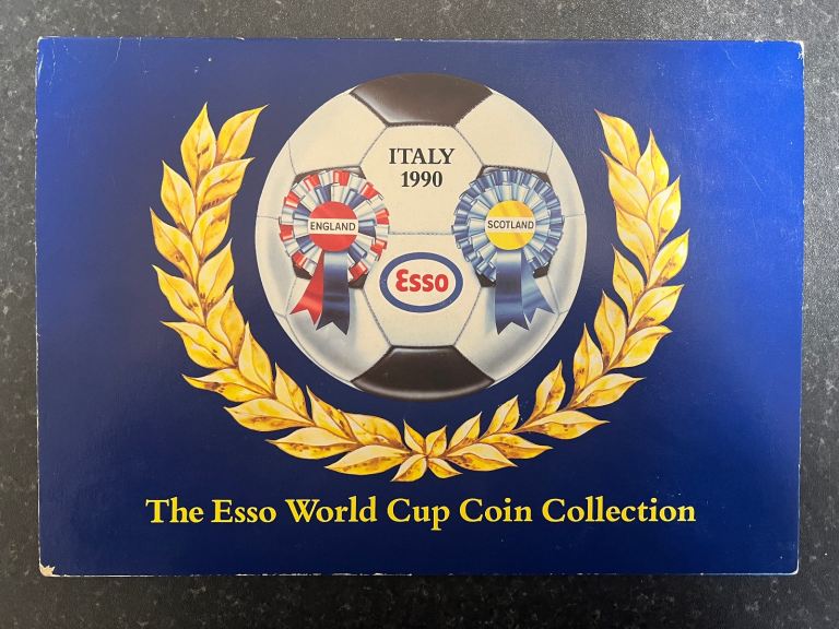 1990 Italy ESSO Football World Cup Coin Collection - Complete Set - No Writing