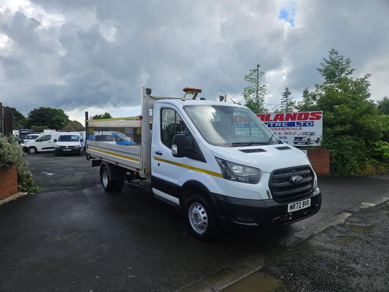 2023 ON 72 PLATE FORD TRANSIT 350 LEADER TDCI 130 LWB DROPSIDE PICKUP 58K ULEZ 