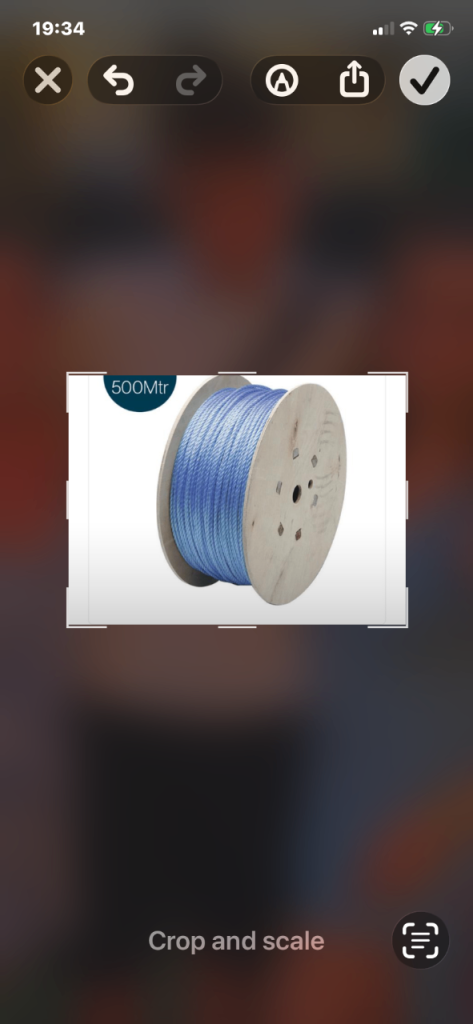 8mm strong rope in 500m reels 