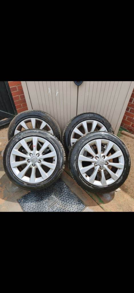5x112 alloy  Wheels with 225/50/17  Tyres Audi Vw T5 T4 