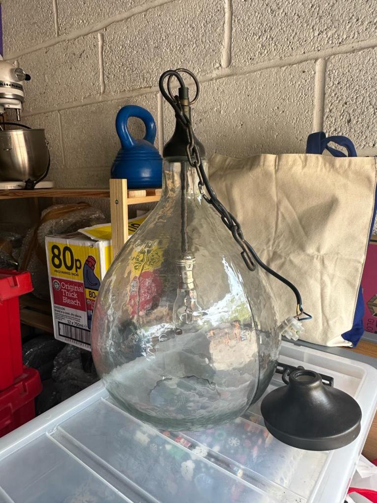 Large bauble ceiling light fitting 