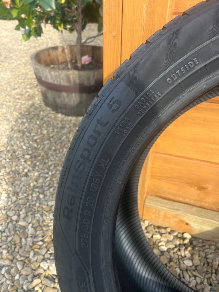 New tyres 