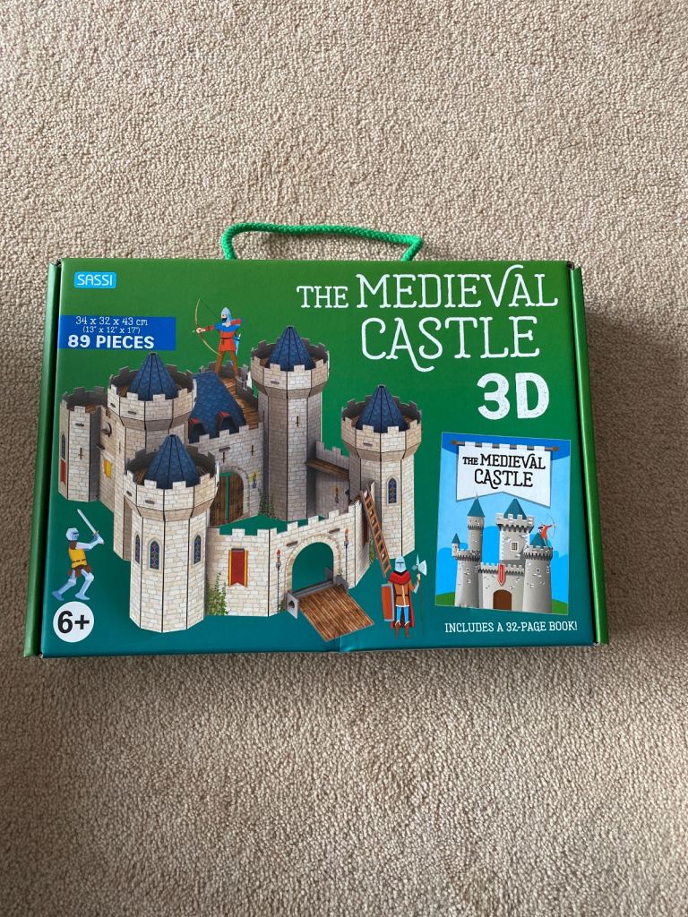 Build a 3D Medieval Castle Board Game Puzzle
