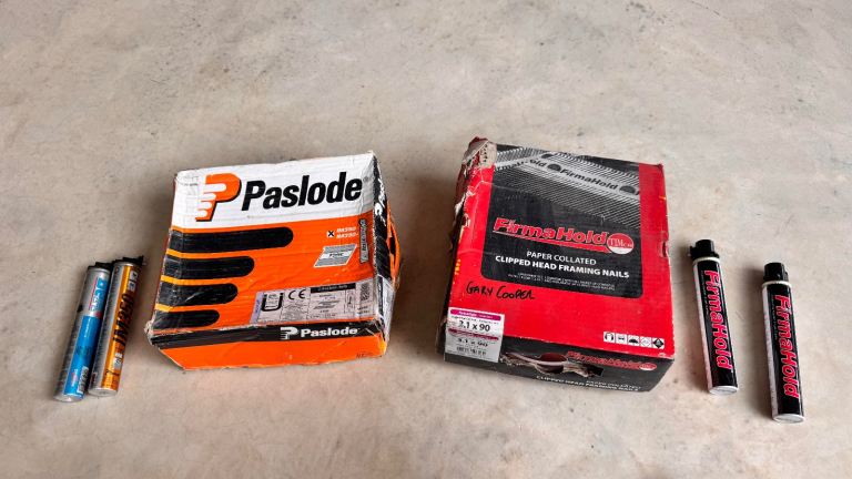 Passcode and Firma Hold Nails and Gas Canisters