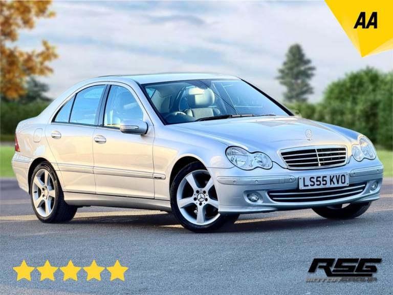 2006 Mercedes-Benz C Class 1.8 C180 Kompressor Avantgarde SE Saloon 4dr Petrol Automatic (193 g/k...