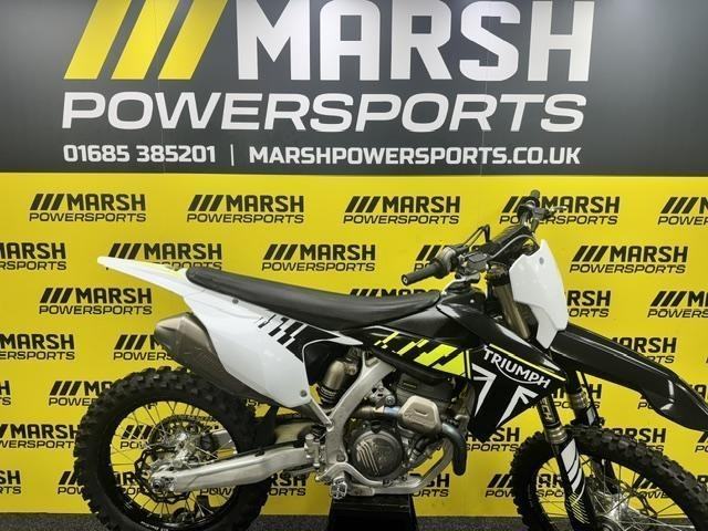 Triumph TF 250 - X 2026 Model  Full Akrapovic  + Vortex Ignition  ONLY 19 Hours
