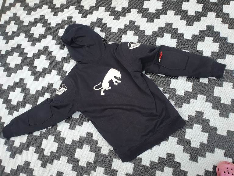 image for Furygan armoured motorcycle hoodie large 