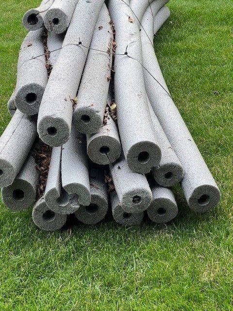 Pipe insulation - bundle various sizes.
