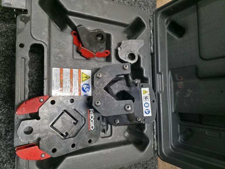 RIDGID StrutSlayr Strut / Channel Cutting Head + Dies & Carry Case for Sale