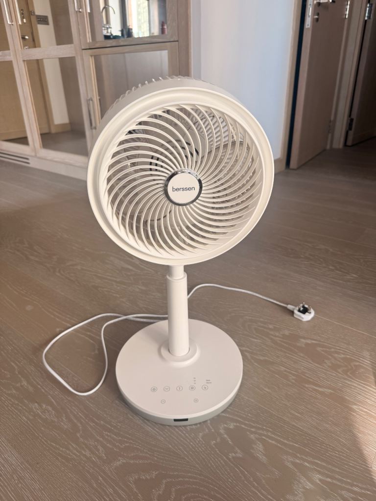 Quiet Berssen Stand Fan with Remote