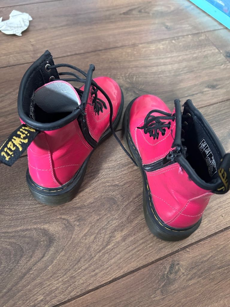 Pink Dr Martin’s 