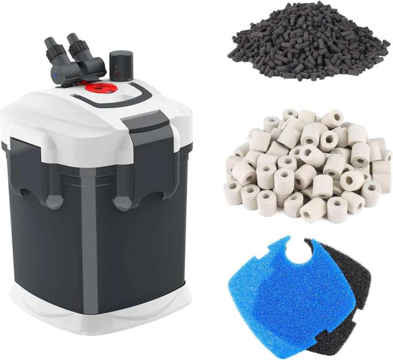 35W External Aquarium Filter Canister with Filter Media (RRP £120)