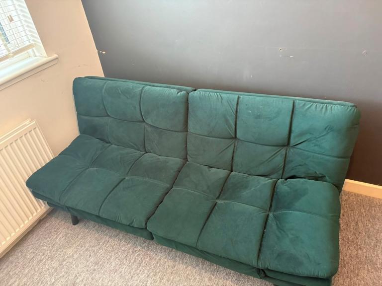 Green Sofa Bed – Excellent Condition