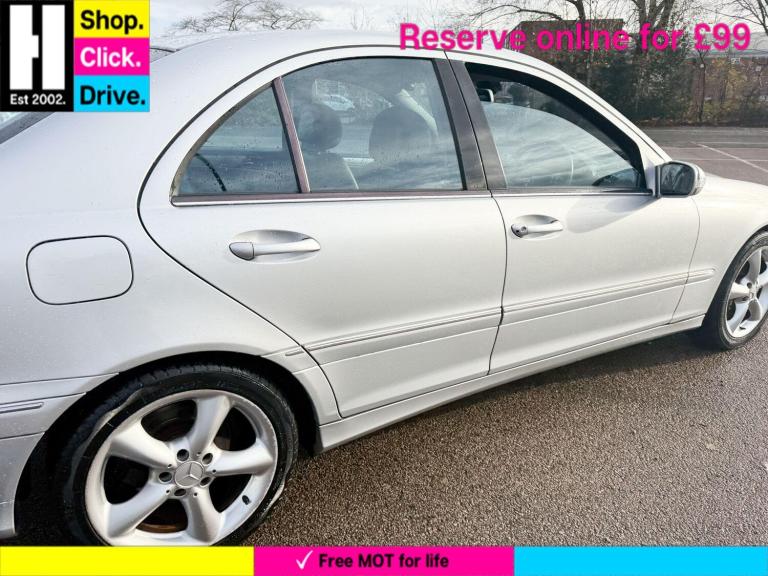 2006 Mercedes-Benz C Class 1.8 C180 Kompressor Avantgarde SE Saloon 4dr Petrol Automatic (193 g/k...