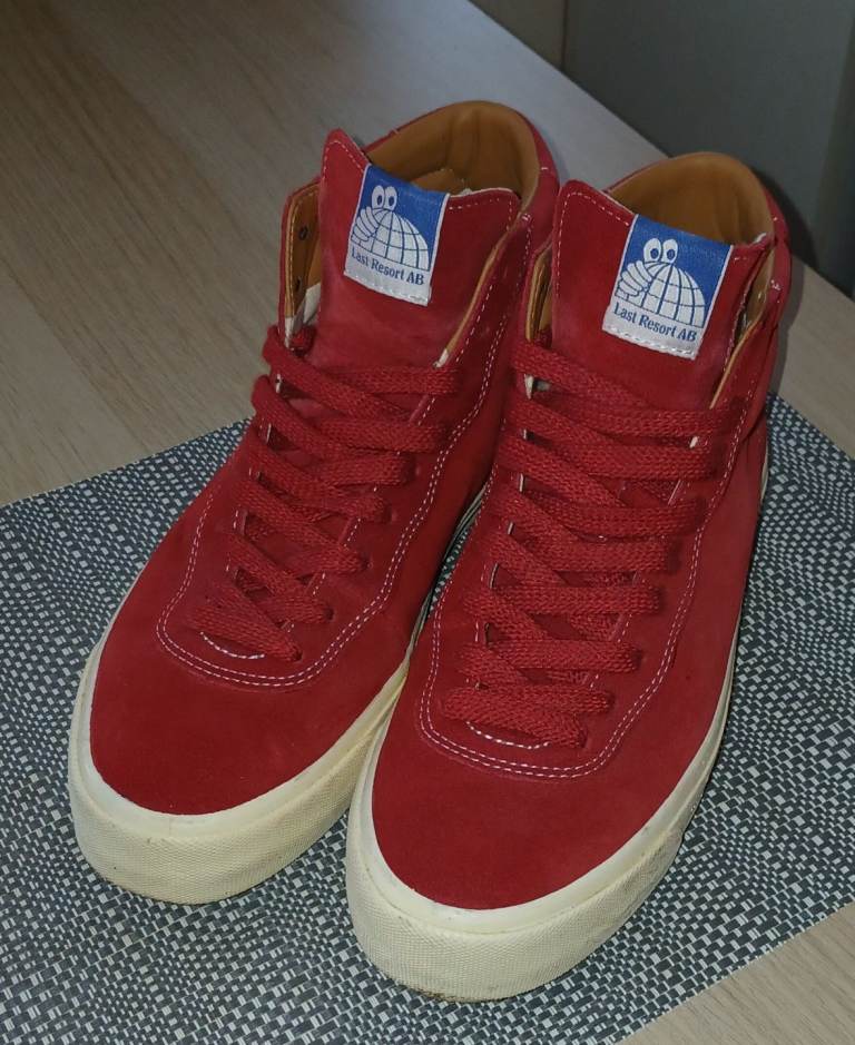 Last Resort AB Hi Top Suede Trainers. Break Free. Size 8. 