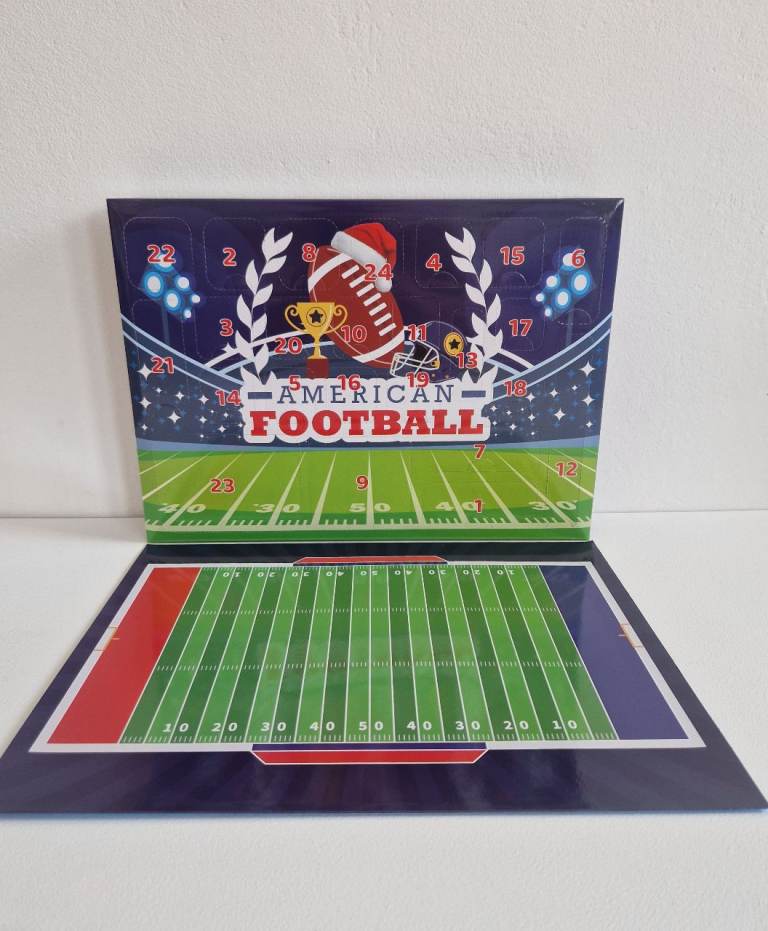 American Football 24-day Christmas advent
calendar